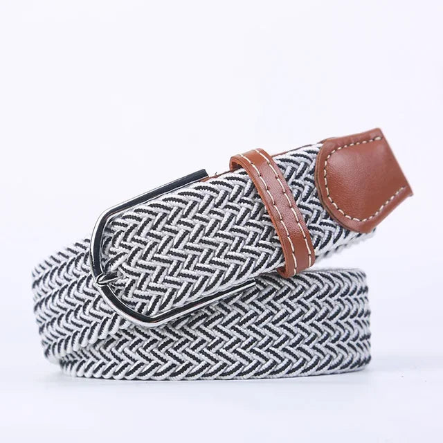 Casual Woven Fabric Elastic Belts