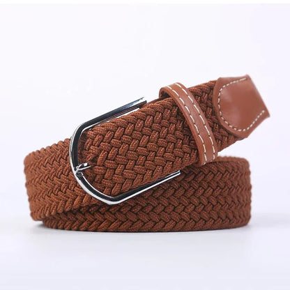 Casual Woven Fabric Elastic Belts