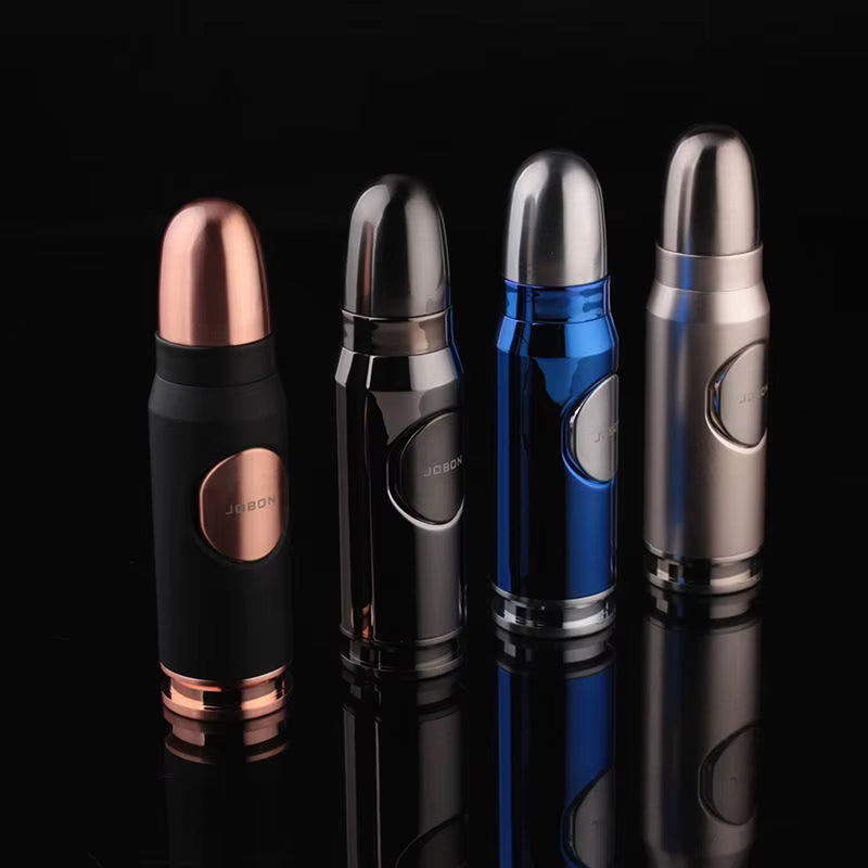JOBON Metal Bullet Shaped Windproof Butane Lighter