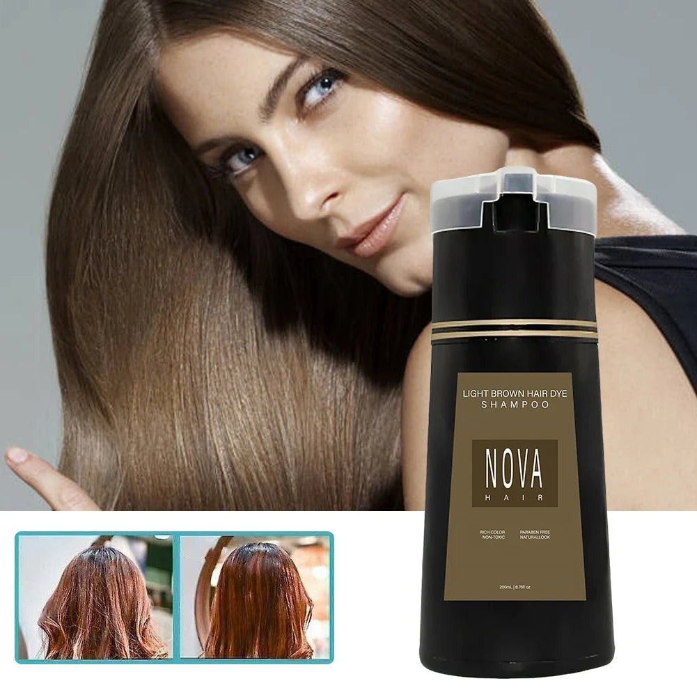 Nova Natural Hair Dye Shampoo