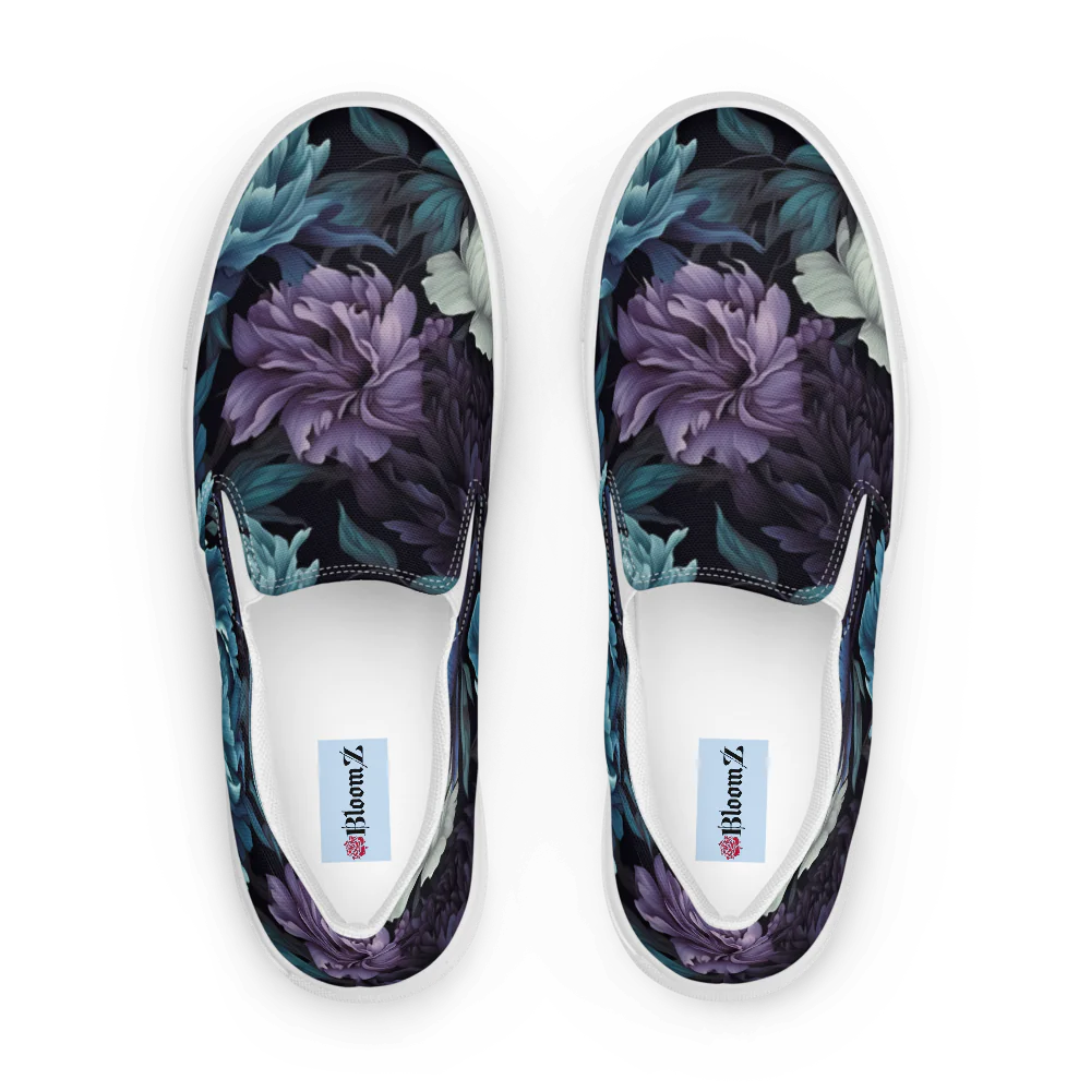 Bold Slip-On BloomZ Canvas Shoes