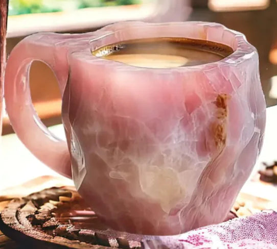 Mineral Crystal Resin Coffee Mugs