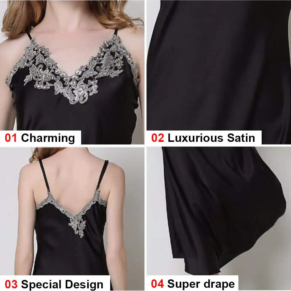 Lace Satin Nightgowns