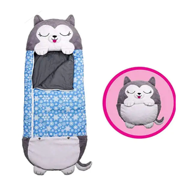 CozyNest™ Convertible Plush Pillow & Sleeping Bags