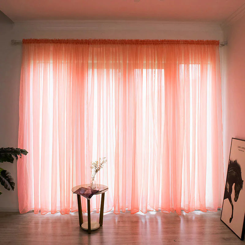 Classic Sheer Polyester Gauze Curtains