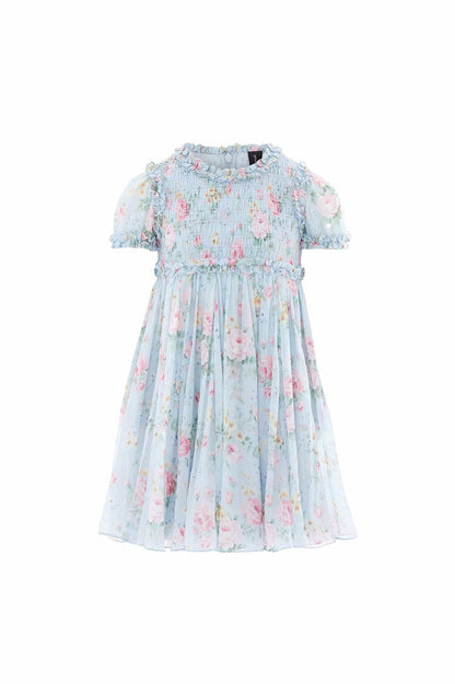 Pompadour Garden Giselle Chiffon Dress