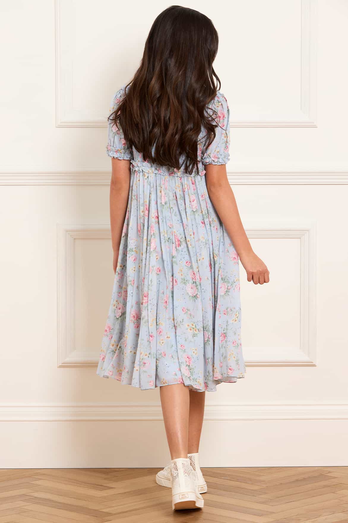 Pompadour Garden Giselle Chiffon Dress