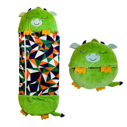 CozyNest™ Convertible Plush Pillow & Sleeping Bags