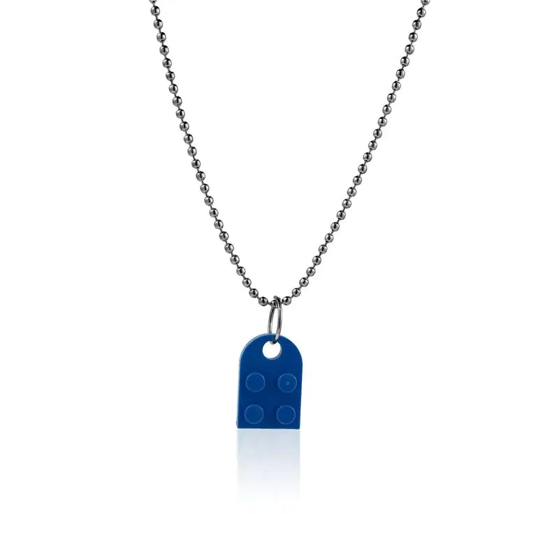 Heart Shaped Lego Pendant Necklaces