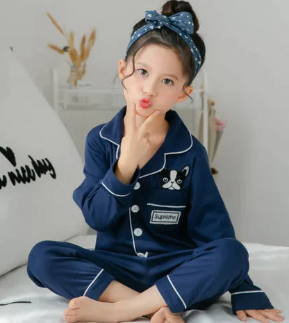 Girls Soft Cotton Pajamas