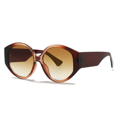 Retro Round Gradient Sunglasses