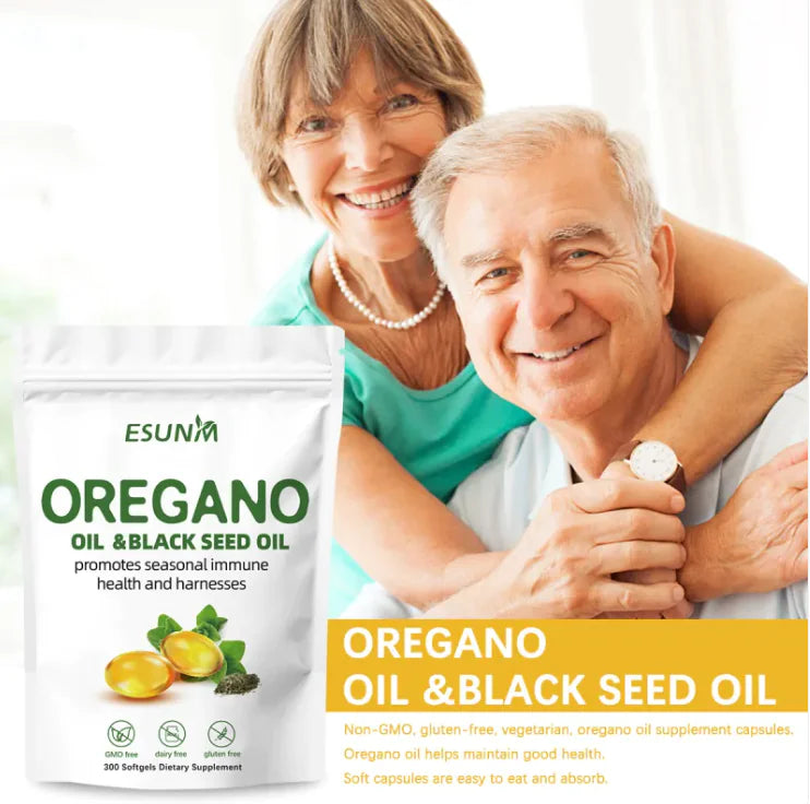 Oregano Oil & Black Seed Oil Softgel Capsules