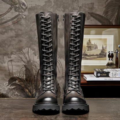 Vintage Leather Martin Riding Boots