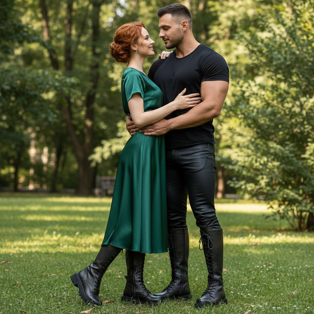 Vintage Leather Martin Riding Boots