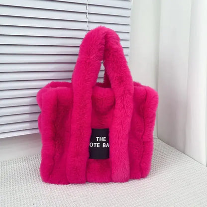 Designer Faux Fur Tote Bags