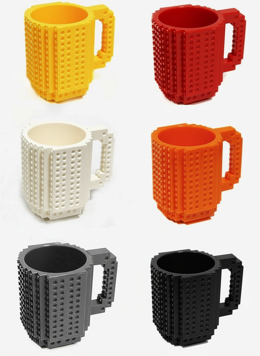 LEGO Creative Build-on Brick Mugs