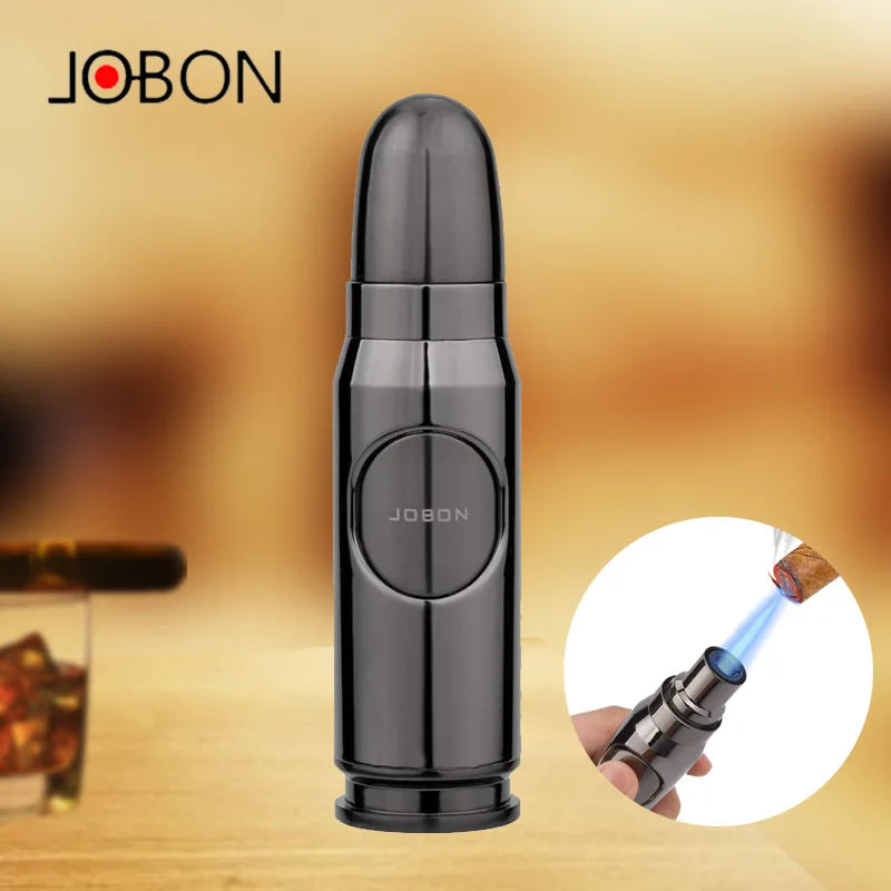 JOBON Metal Bullet Shaped Windproof Butane Lighter