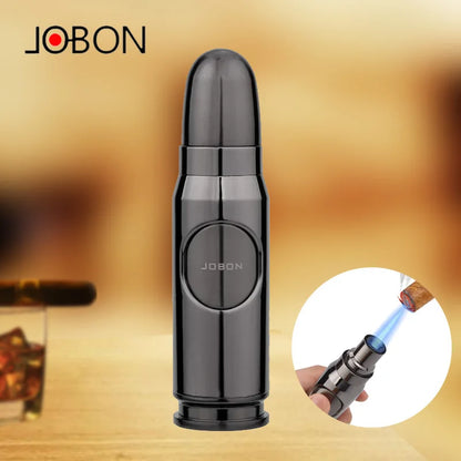 JOBON Metal Bullet Shaped Windproof Butane Lighter