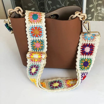 Retro Adjustable Woven Bag Straps
