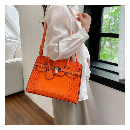 Birkin Inspired Crocodile Leather Handbags - The Dubai Collection