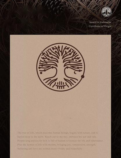 Tree of Life - HLURU 34 Keys Black Walnut Chromatic Kalimba