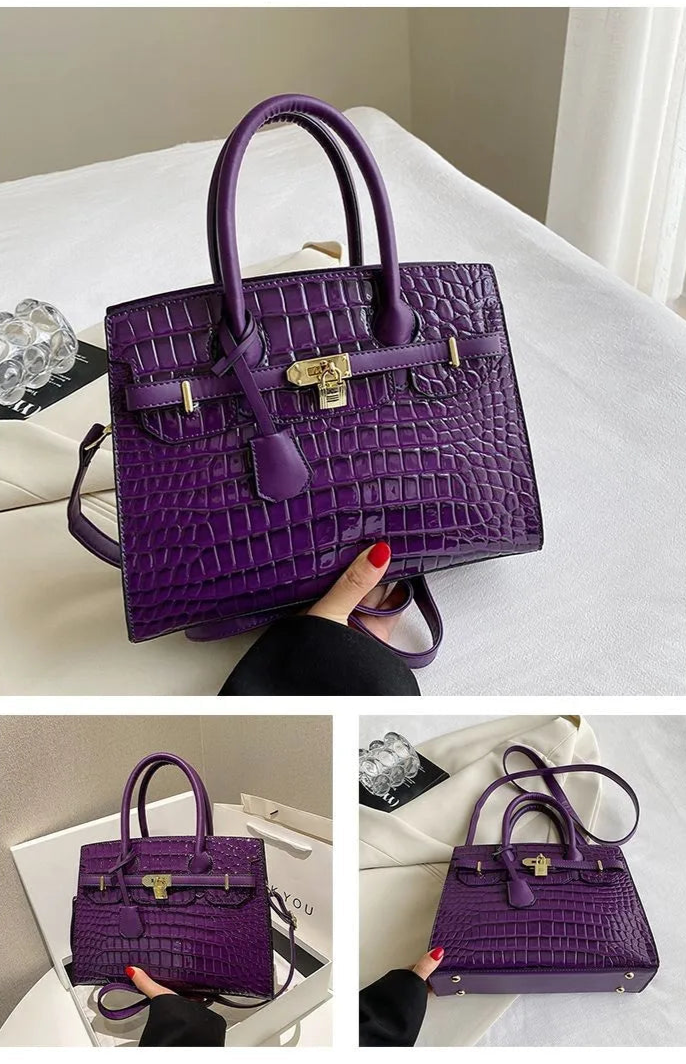 Birkin Inspired Crocodile Leather Handbags - The Dubai Collection