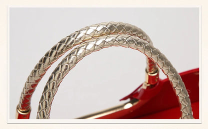 Noble Patent Leather Messenger Bags