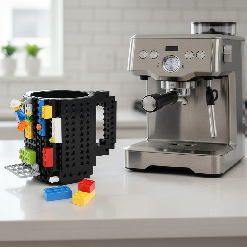 LEGO Creative Build-on Brick Mugs