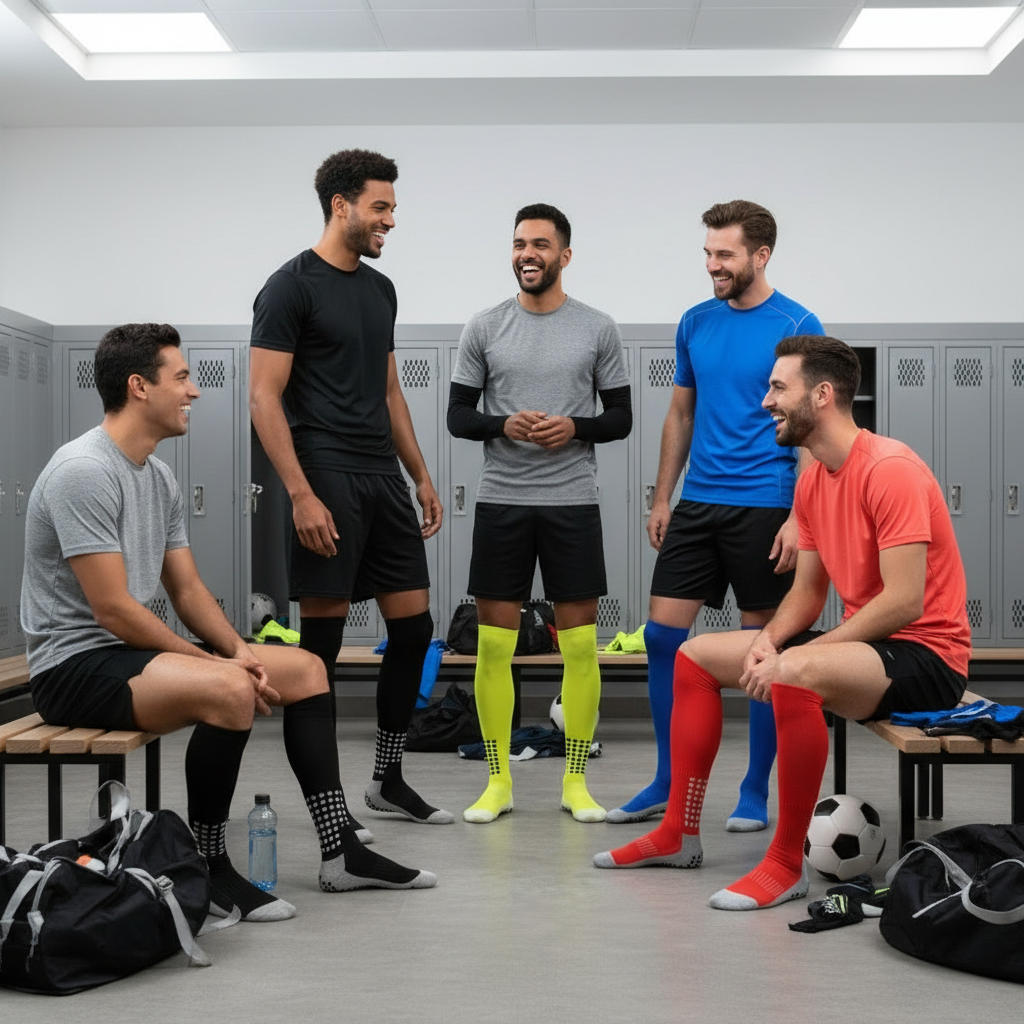 Grip Star Long Anti Slip Football Socks