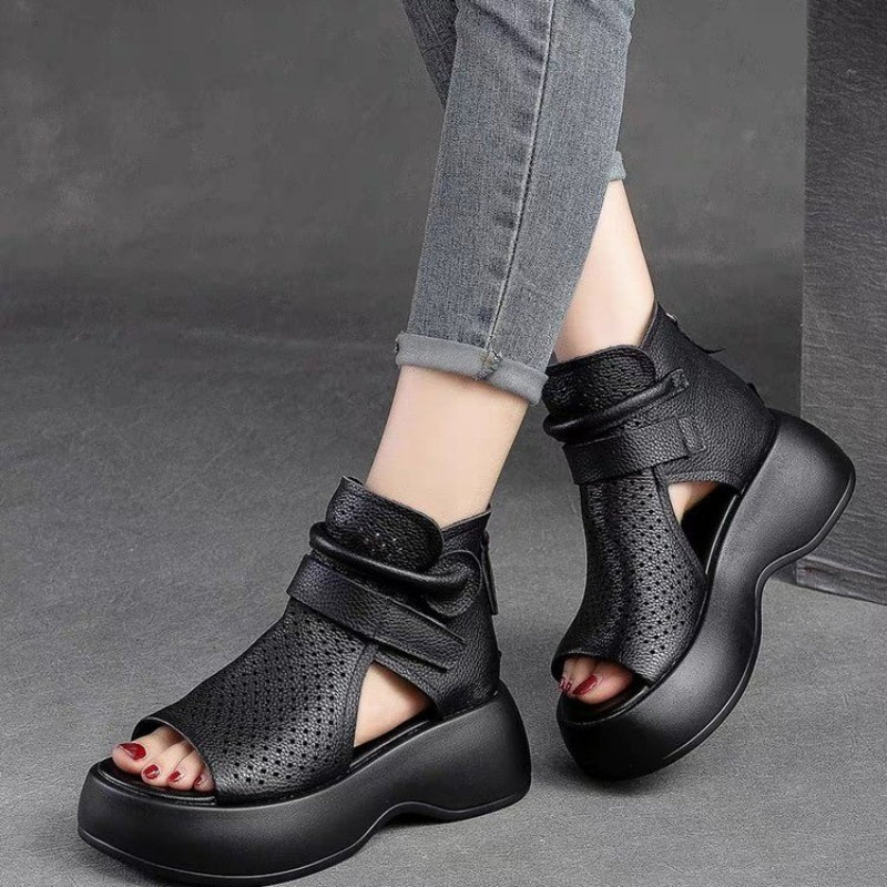 Roman High-Top Platform Sandals