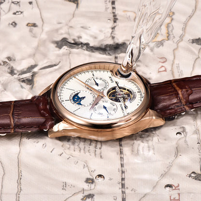 LIGE Belmont Automatic Mechanical Tourbillon Waterproof Watches