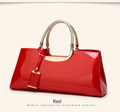 Noble Patent Leather Messenger Bags