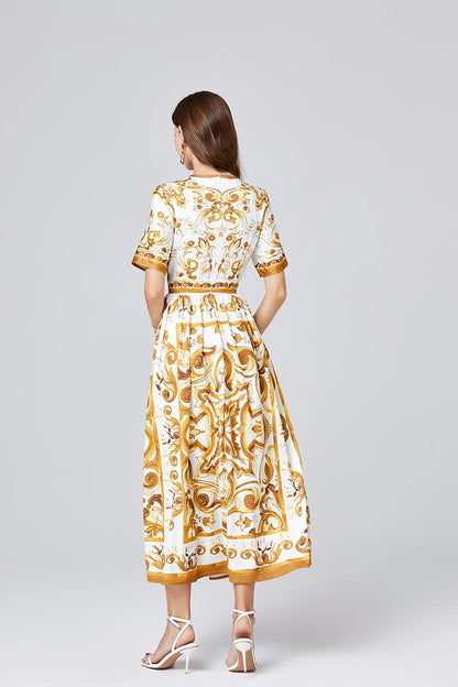 Kate Mediterraneo Midi Dress