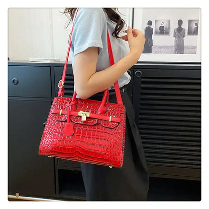 Birkin Inspired Crocodile Leather Handbags - The Dubai Collection