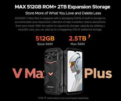 DOOGEE V Max Plus Rugged Smartphone