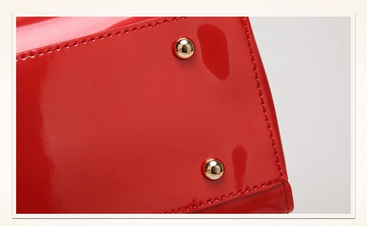Noble Patent Leather Messenger Bags