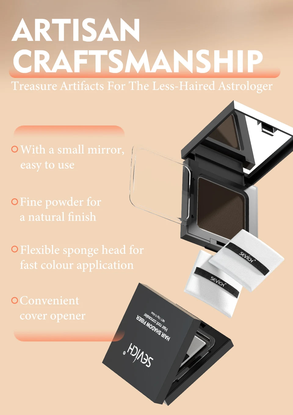 SEVICH Waterproof Natural Root Touch Up Powder