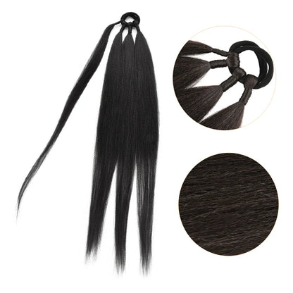 European Long Hair Ponytail Extensions