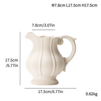 MODISSON Elegant Ceramic Pitcher Vase