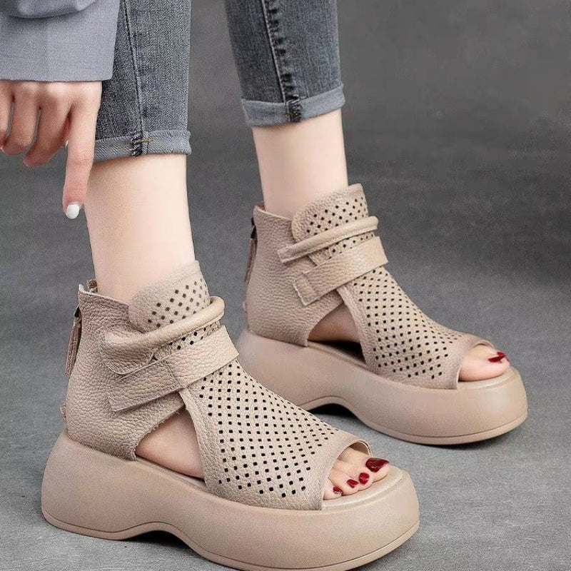 Roman High-Top Platform Sandals