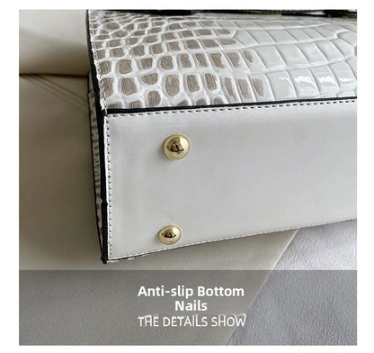 Birkin Inspired Crocodile Leather Handbags - The Dubai Collection