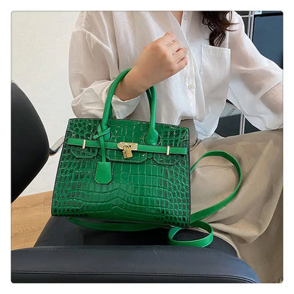 Birkin Inspired Crocodile Leather Handbags - The Dubai Collection