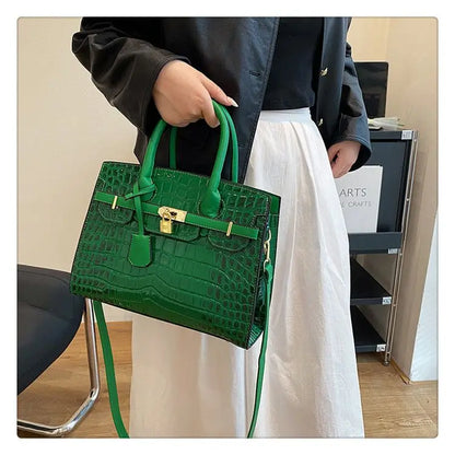 Birkin Inspired Crocodile Leather Handbags - The Dubai Collection