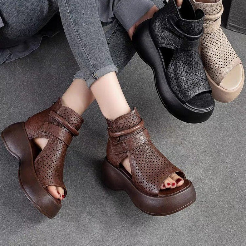 Roman High-Top Platform Sandals