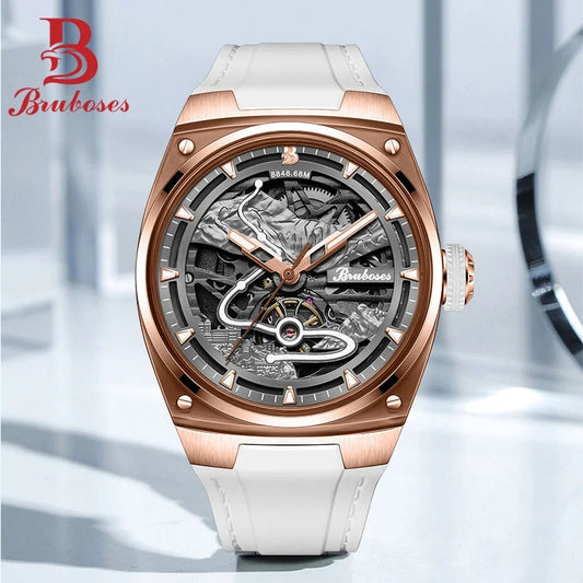 Bruboses Tourbillon Mechanical Everest Series Watch