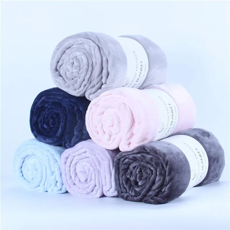 Ultra-Soft Fleece Plush Mink Blankets