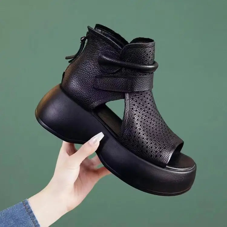 Roman High-Top Platform Sandals