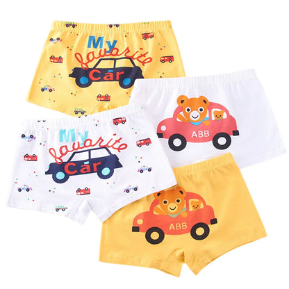 Boys Cotton Boxer Briefs