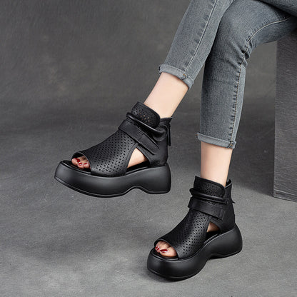 Roman High-Top Platform Sandals