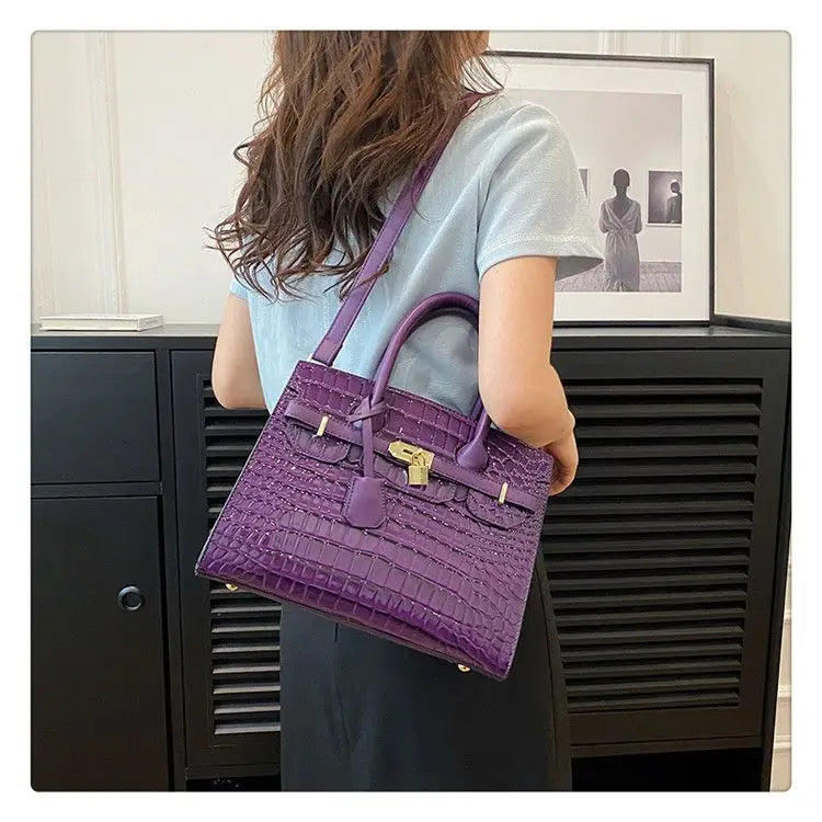 Birkin Inspired Crocodile Leather Handbags - The Dubai Collection